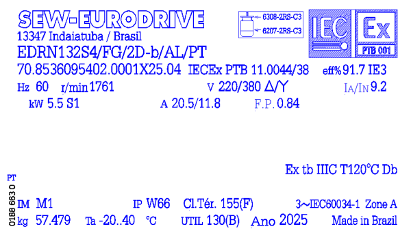 Motoredutor Ex