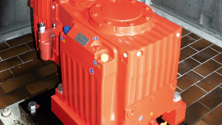 X series helical gear unit designed specifically for surface aerators
