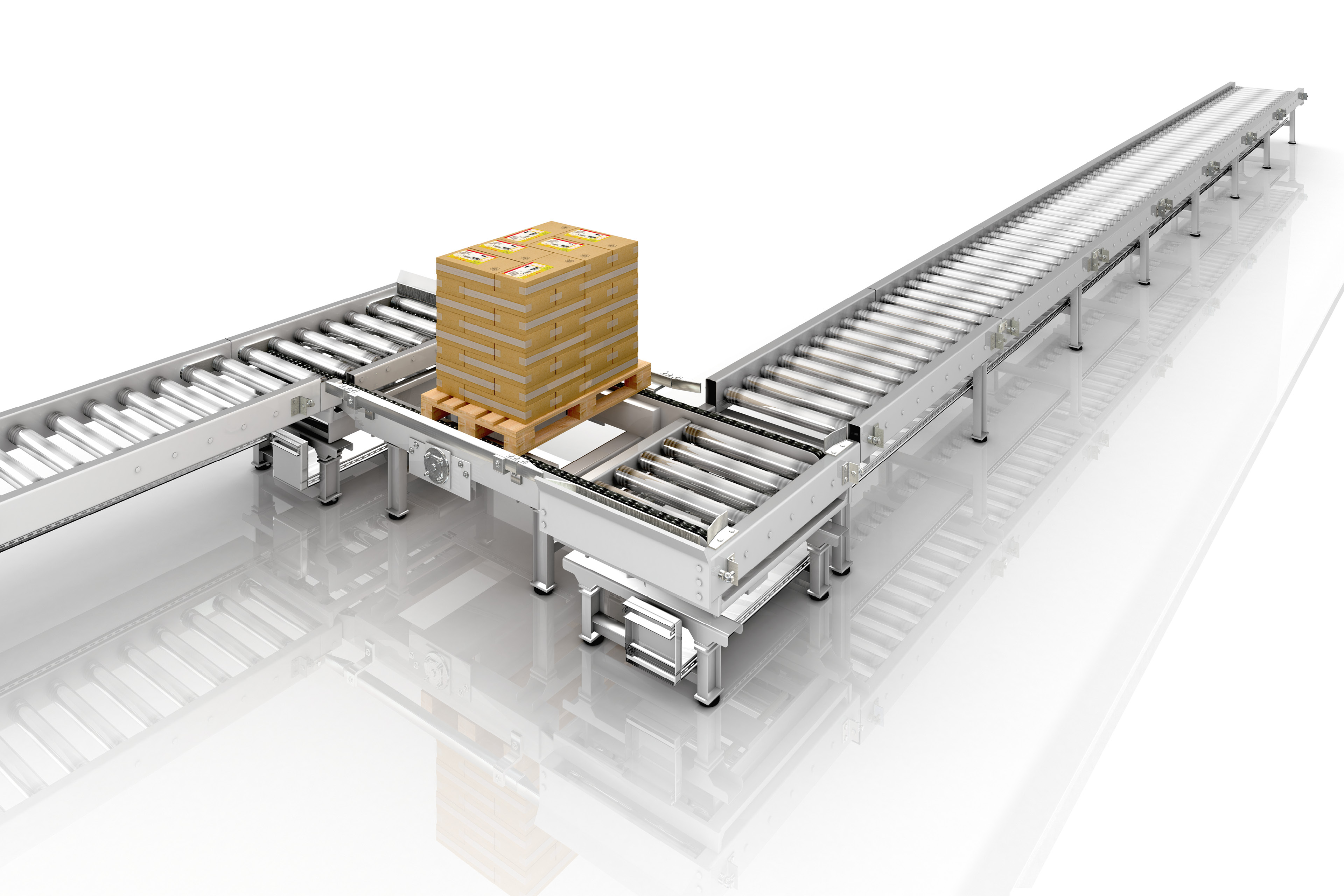 Corner transfer unit