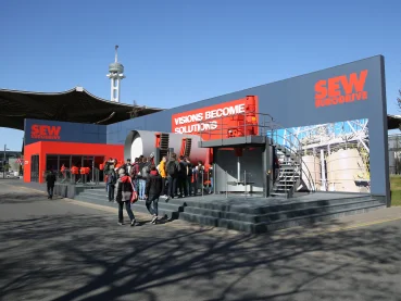 HANNOVER MESSE / Außenbereich / Industriegetriebe