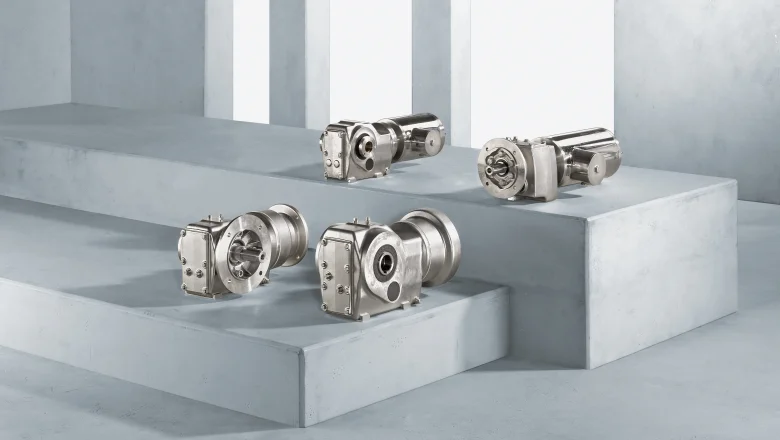 RES.., KES.. and WES.. series stainless steel gear units
